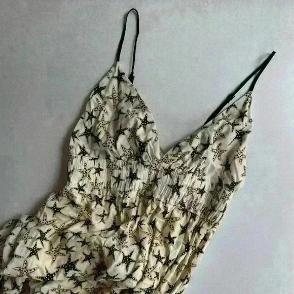 NWT Dress To Maxi Midi Star Tan Brown Dress Tamanhos Size P (US 4) - Picture 2 of 7